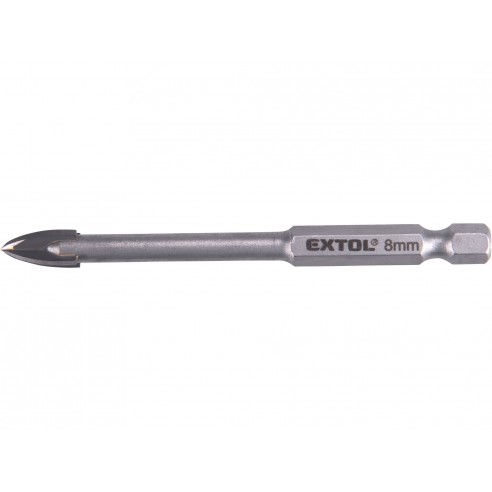 Карбидна бургија стакло/керамика, ф8мм, PREMIUM